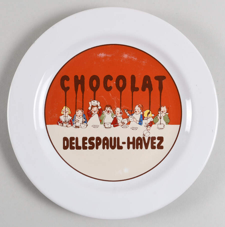 Chocolate Dessert/Pie Plate by Pottery Barn China-1