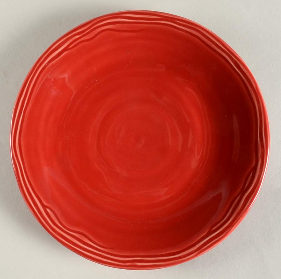 PMZ34 Red Salad Plate by Primagera-1