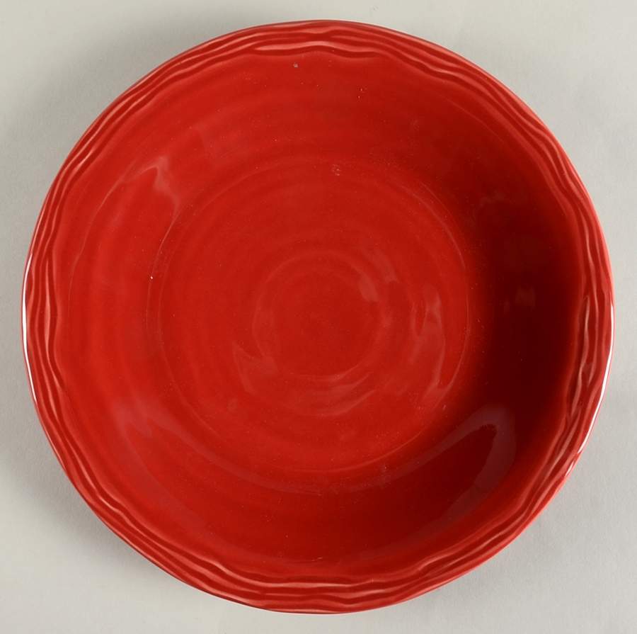 PMZ34 Red Dinner Plate by Primagera-1