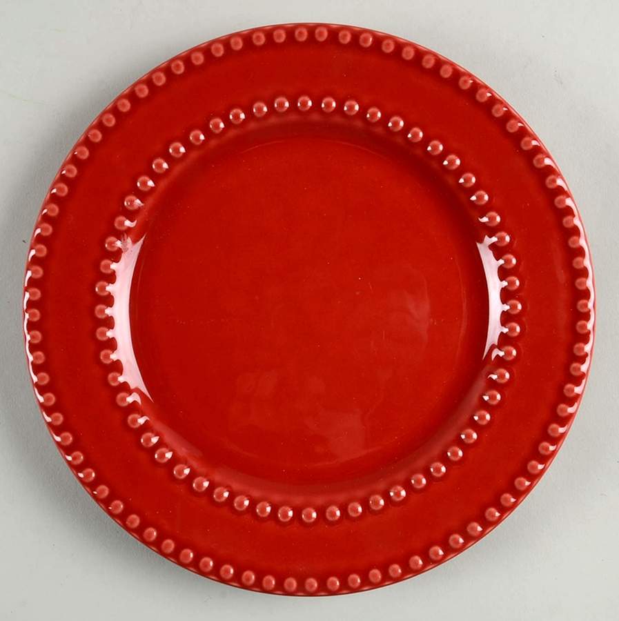 PMZ35 Red Salad Plate by Primagera-1