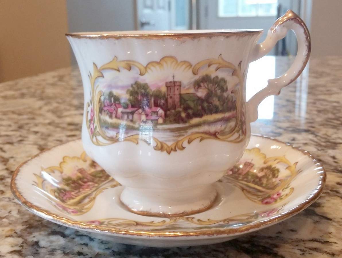PAR245 Footed Cup & Saucer Set by Paragon-1