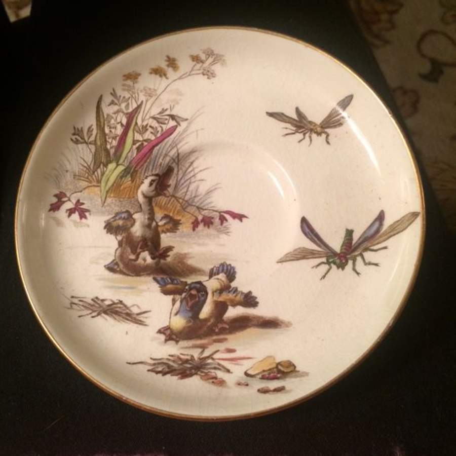 Ducklings Saucer by Powell, Bishop & Stonier-1