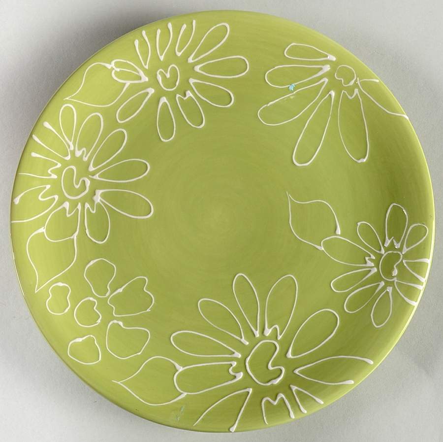 Flowers Salad Plate by Pier 1-1