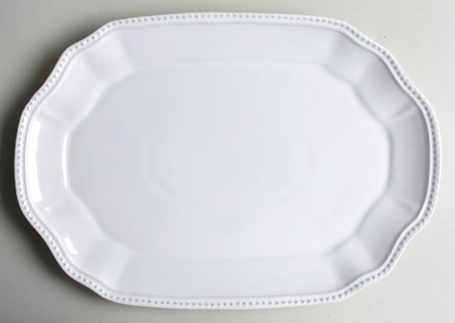 Leila 16" Oval Serving Platter by Pottery Barn China-1