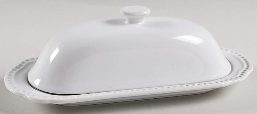 Leila 1/4 Lb Covered Butter by Pottery Barn China-1