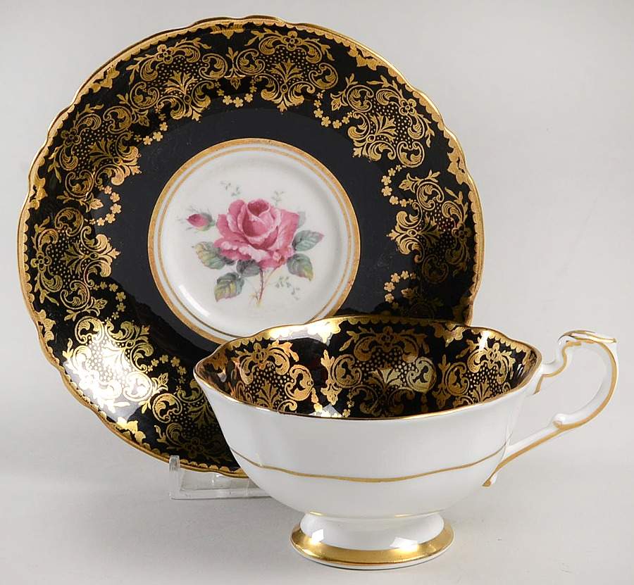 A1077 Footed Cup & Saucer Set by Paragon-1