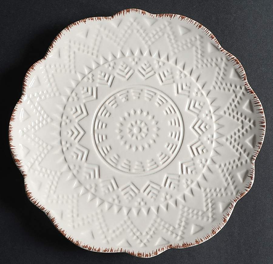 Remembrance Cream Salad Plate by Pfaltzgraff-1