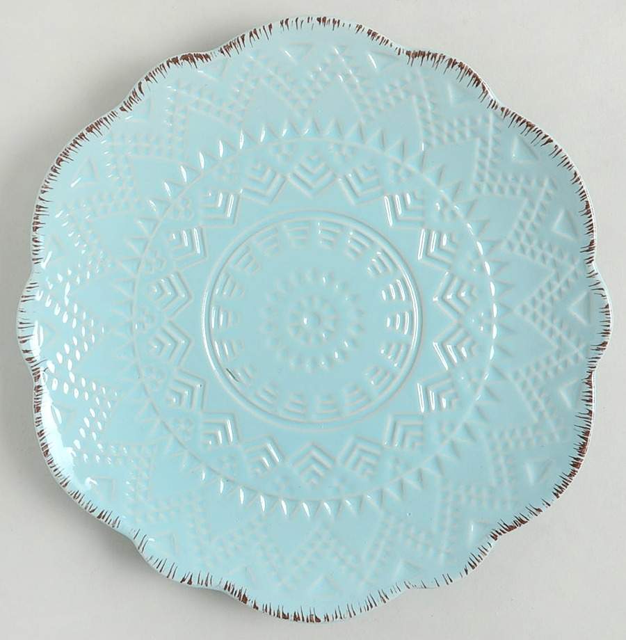 Remembrance Teal Salad Plate by Pfaltzgraff-1