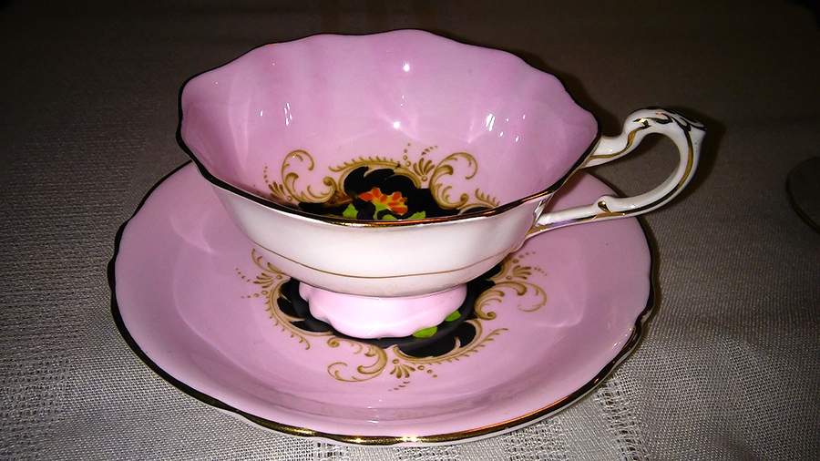 S6599-4 Footed Cup & Saucer Set by Paragon-1