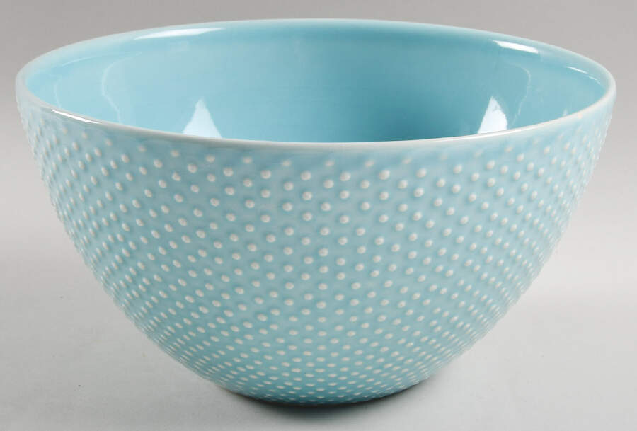 PMZ36 Turquoise 10" Large Salad Serving Bowl by Primagera-1