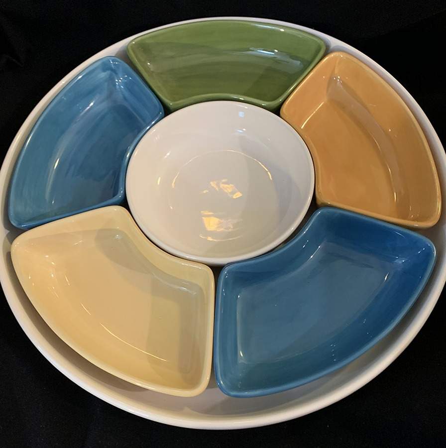 Colorful Serve (7 Piece) Hors d'Oeuvres Set by Pottery Barn China-1