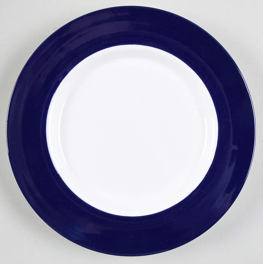 Blue Banded Salad Plate by Pottery Barn China-1
