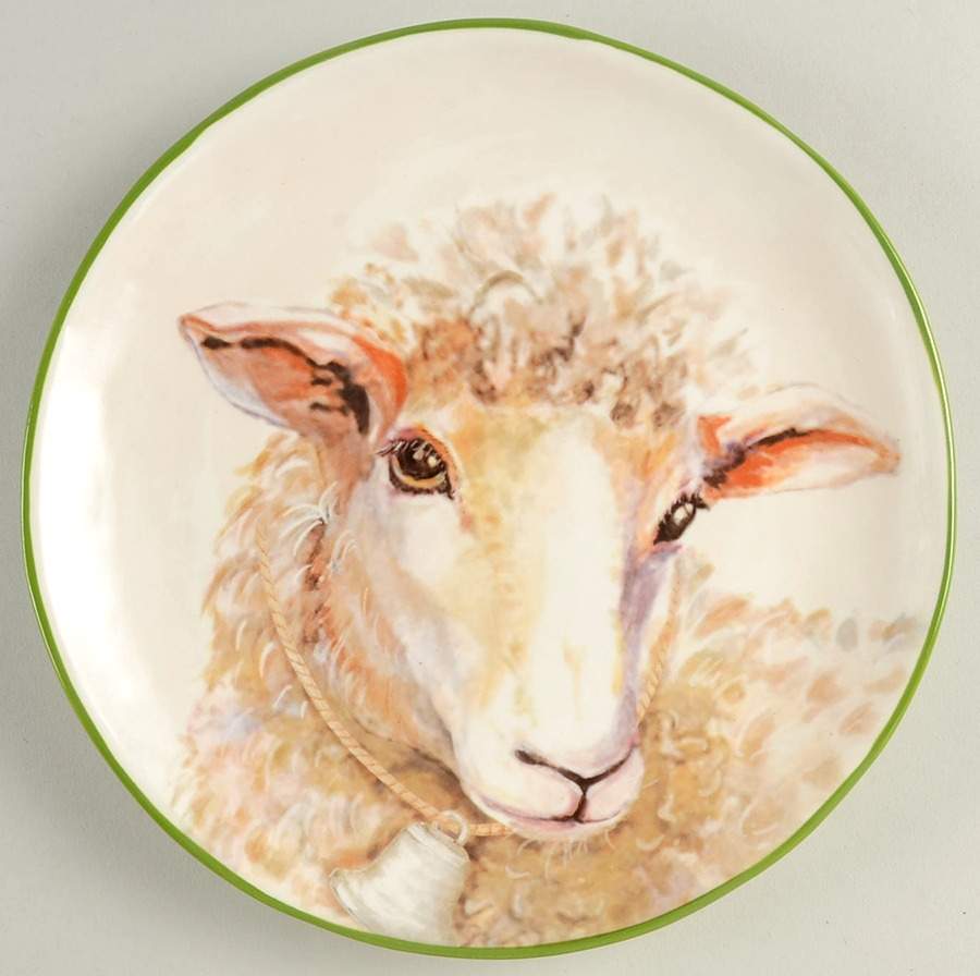 Farm Animals Salad Plate by Pier 1-1