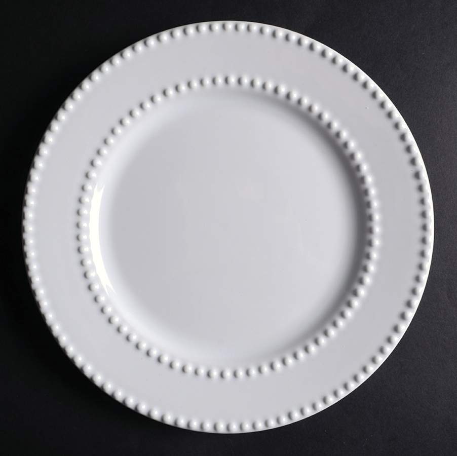 PMZ35 White Dinner Plate by Primagera-1