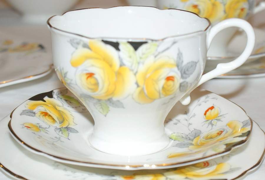 X2714 Footed Cup & Saucer Set by Paragon-1