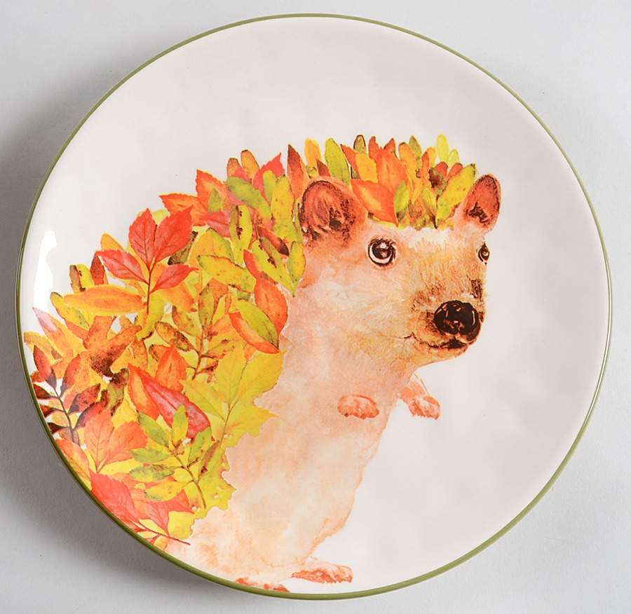 Harvest Garden Critters Salad Plate by Pier 1-1