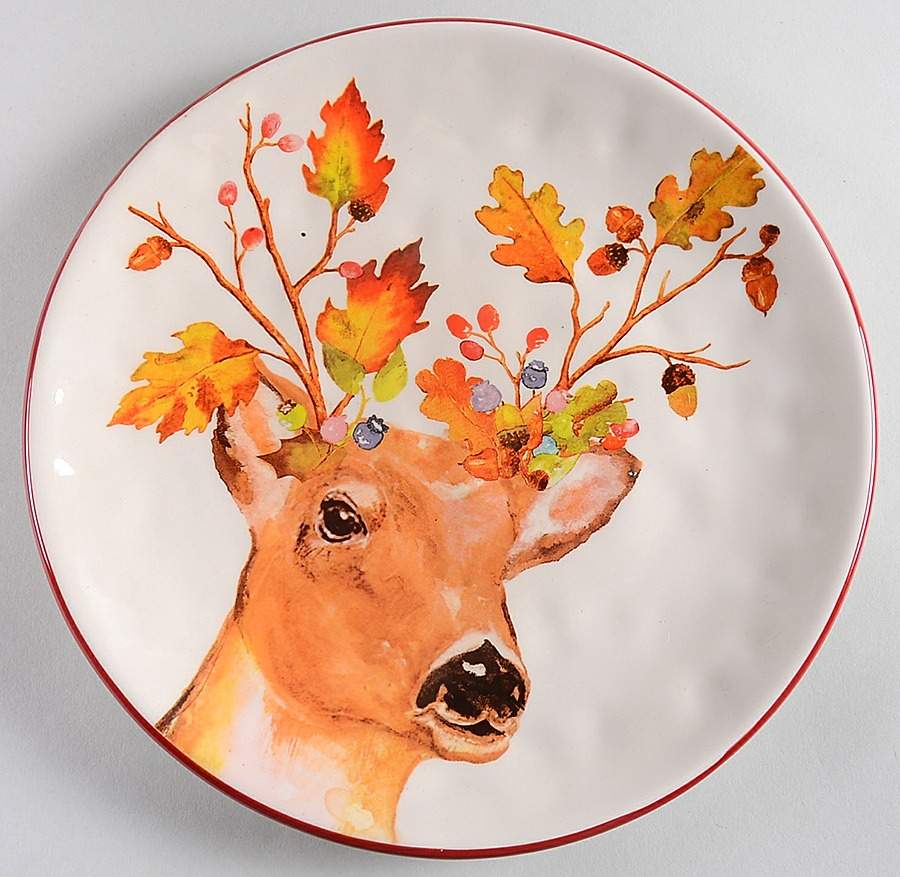 Harvest Garden Critters Salad Plate by Pier 1-1