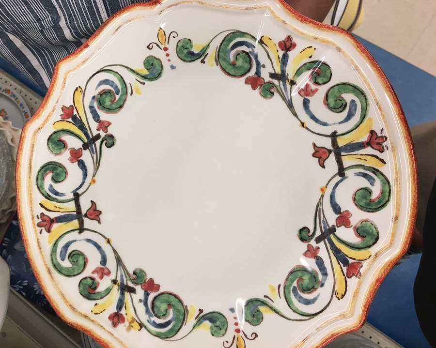 Baroque Sorrento Dinner Plate by Pier 1-1