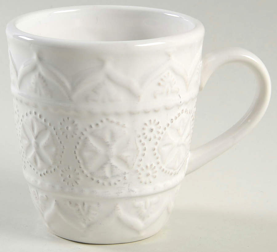 Chateau Clair White Mug by Pier 1-1