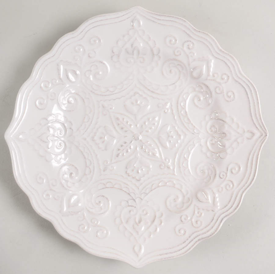 Chateau Clair White Salad Plate by Pier 1-1