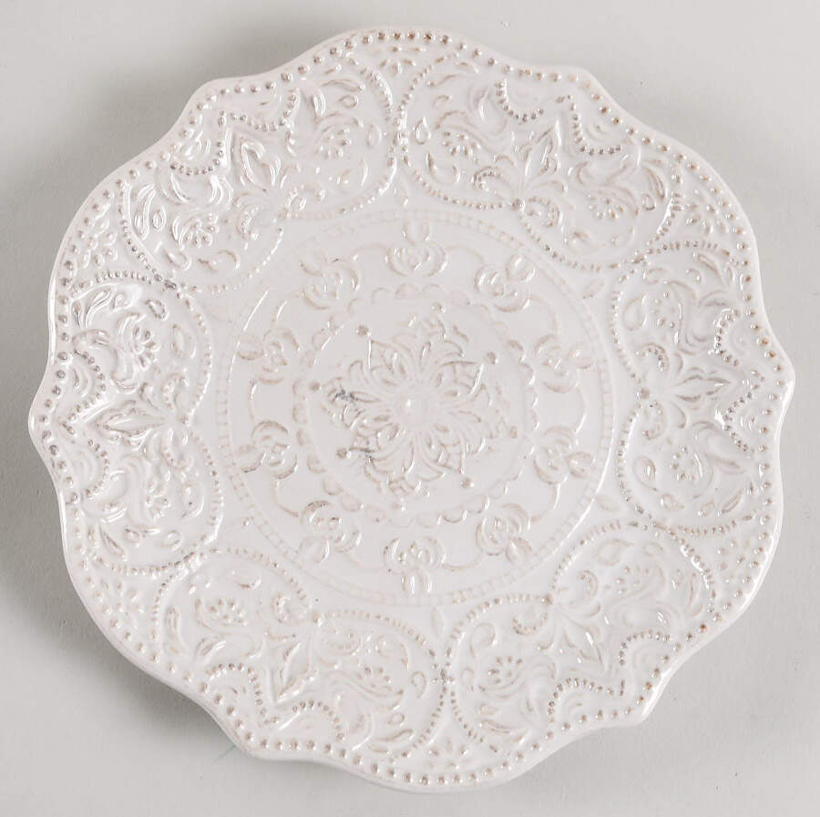 Chateau Clair White Salad Plate by Pier 1-1