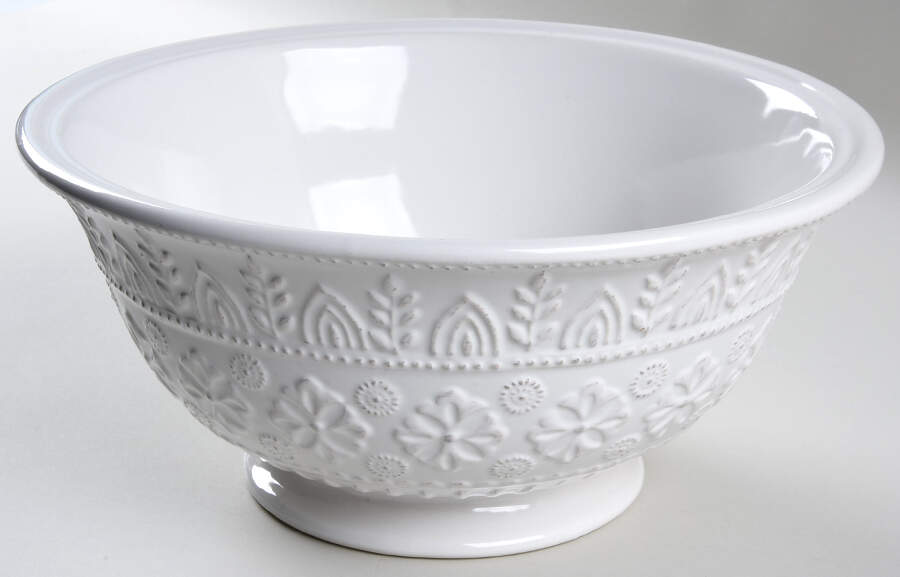 Chateau Clair White Tureen No Lid by Pier 1-1