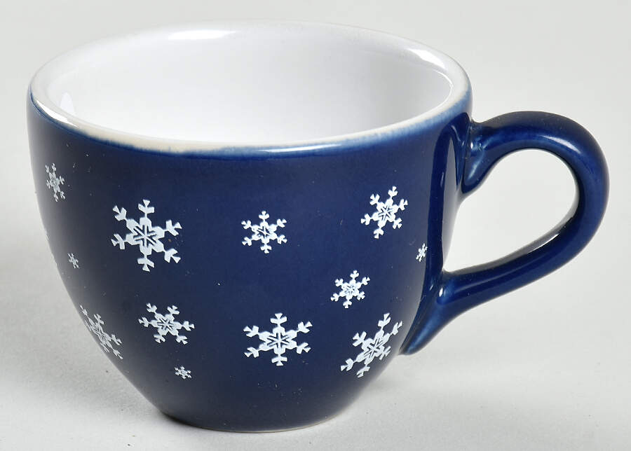 Snowfall Flat Demitasse Cup by Papel-1