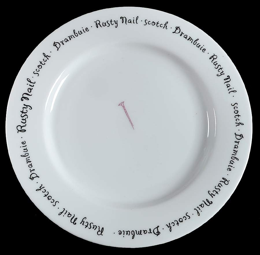 Bar Lingo Appetizer Plate by Pottery Barn China-1