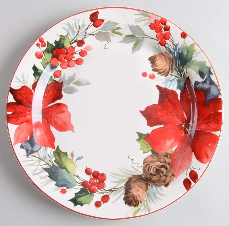 Berry Christmas Salad Plate by Pier 1-1