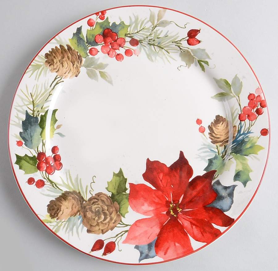 Berry Christmas Dinner Plate by Pier 1-1