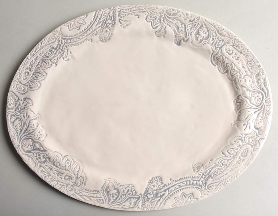 Scarlett 17" Oval Serving Platter by Pottery Barn China-1