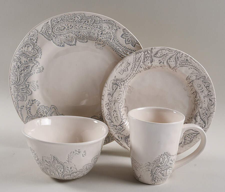 Scarlett 4 Piece Place Setting by Pottery Barn China-1