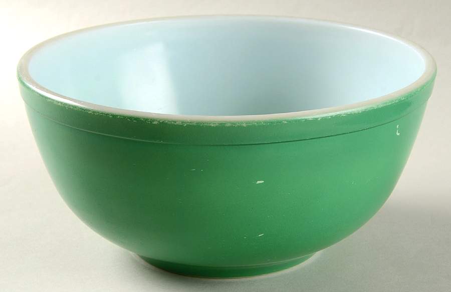 Green 8" Mixing Bowl by Pyrex-1