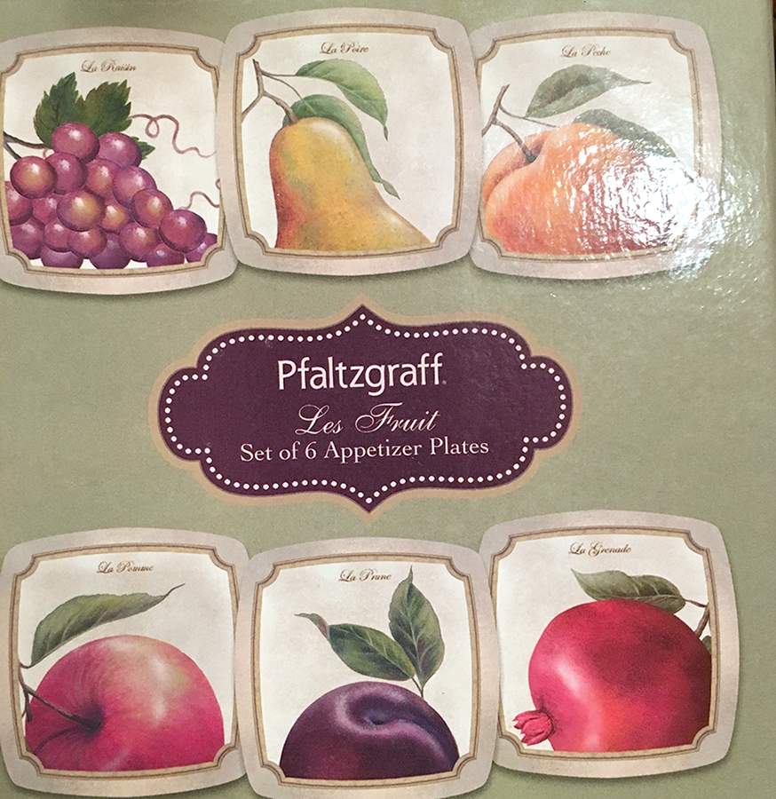 Les Fruit Appetizer Plate by Pfaltzgraff-1