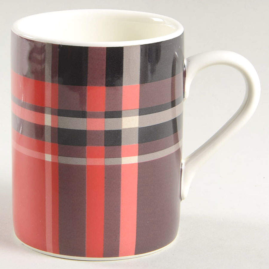 Plaid Mug by Pottery Barn China-1