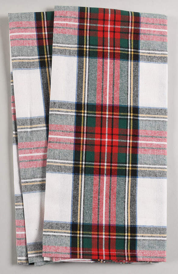 Plaid (Set of 2) Cloth Kitchen Towels by Pottery Barn China-1