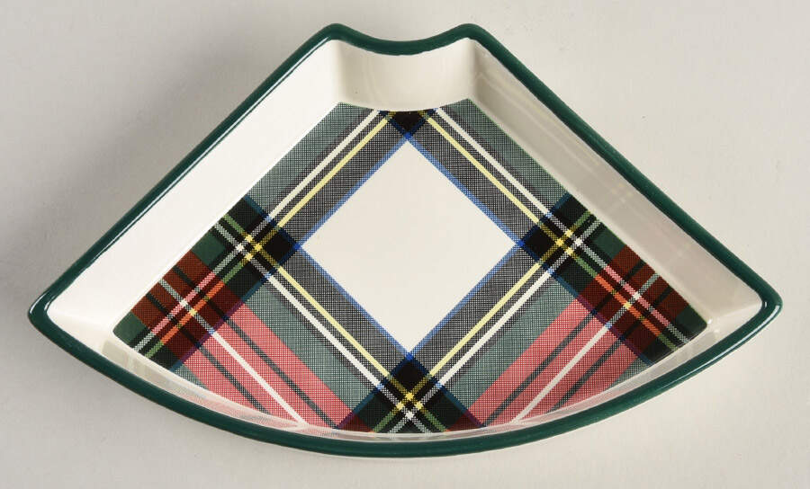Plaid Lazy Susan-Side Dish by Pottery Barn China-1