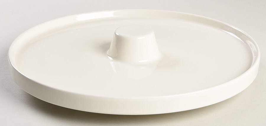 Plaid Center Handled Lazy Susan Base by Pottery Barn China-1