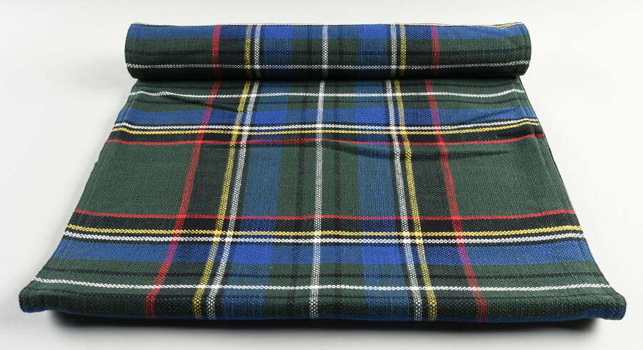 Plaid 18" X 108" Cloth Table Runner by Pottery Barn China-1