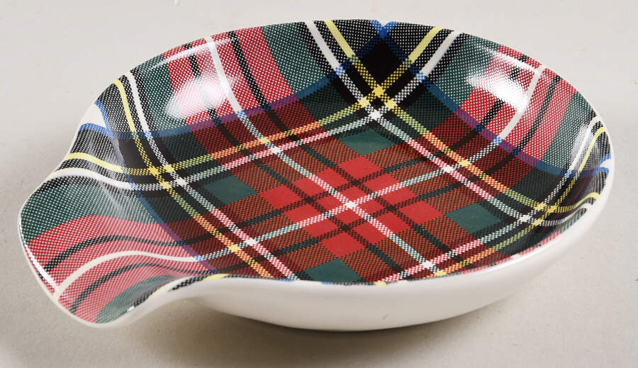 Plaid Spoon Rest/Holder (Holds 1 Spoon) by Pottery Barn China-1