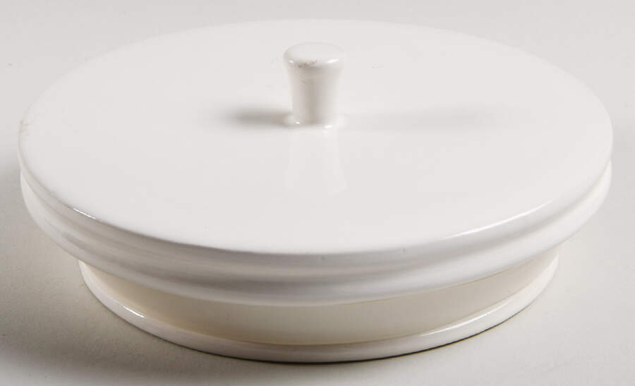 Plaid Lid for Cookie Jar by Pottery Barn China-1