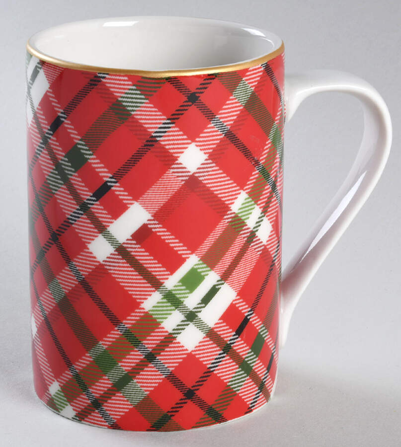 Haddington Plaid Mug by Pier 1-1