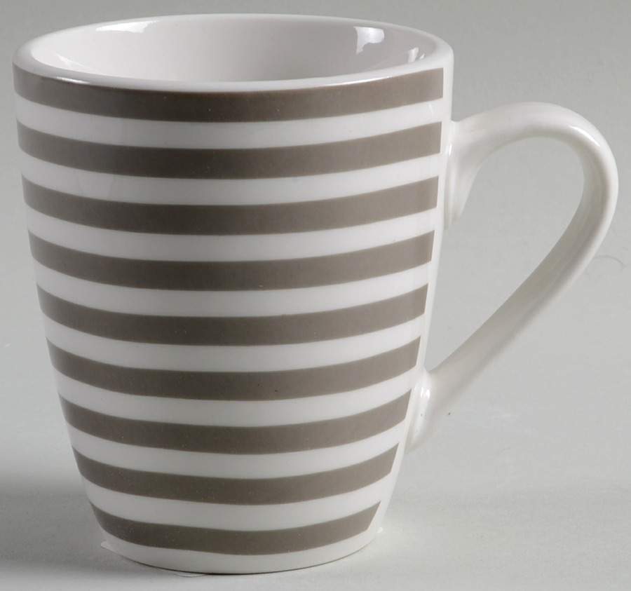 Kenna Taupe Mug by Pfaltzgraff-1