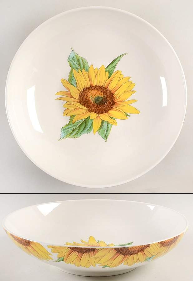 Botanic Blooms 13" Round Vegetable Bowl by Portmeirion-1