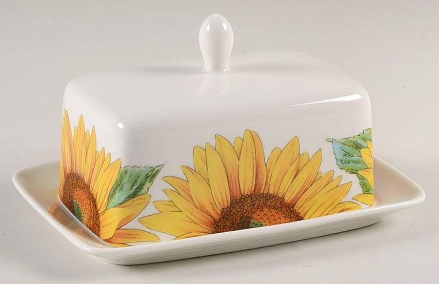 Botanic Blooms 1/4 Lb Covered Butter by Portmeirion-1
