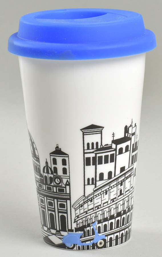 Cityscapes Travel Tumbler & Silicone/Plastic Lid by Portmeirion-1