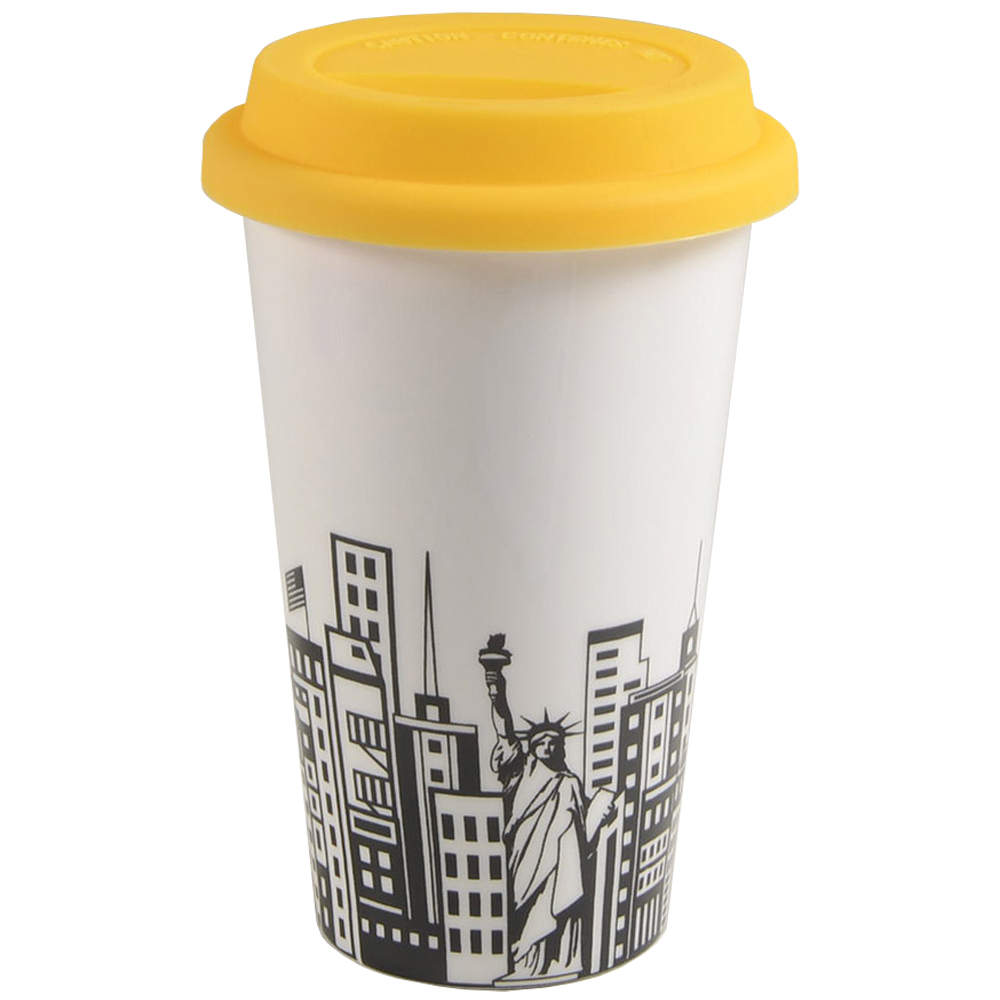 Cityscapes Travel Tumbler & Silicone/Plastic Lid by Portmeirion-1