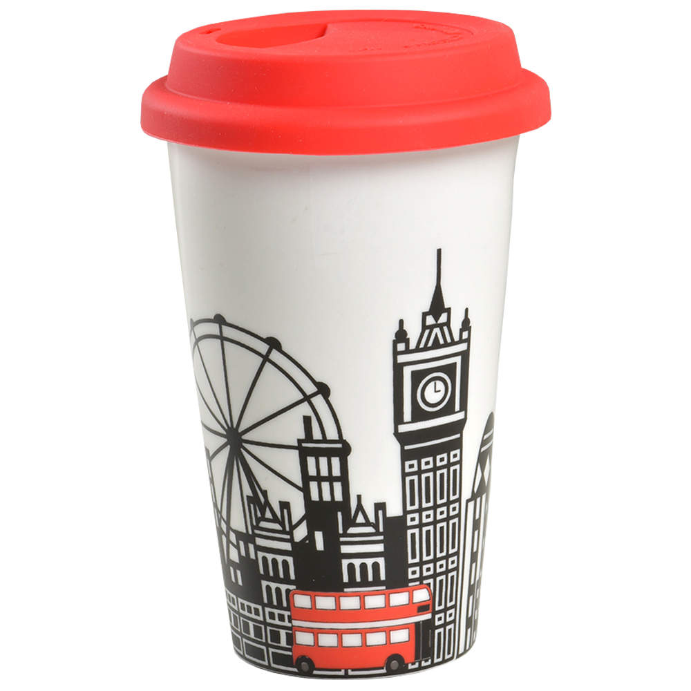 Cityscapes Travel Tumbler & Silicone/Plastic Lid by Portmeirion-1