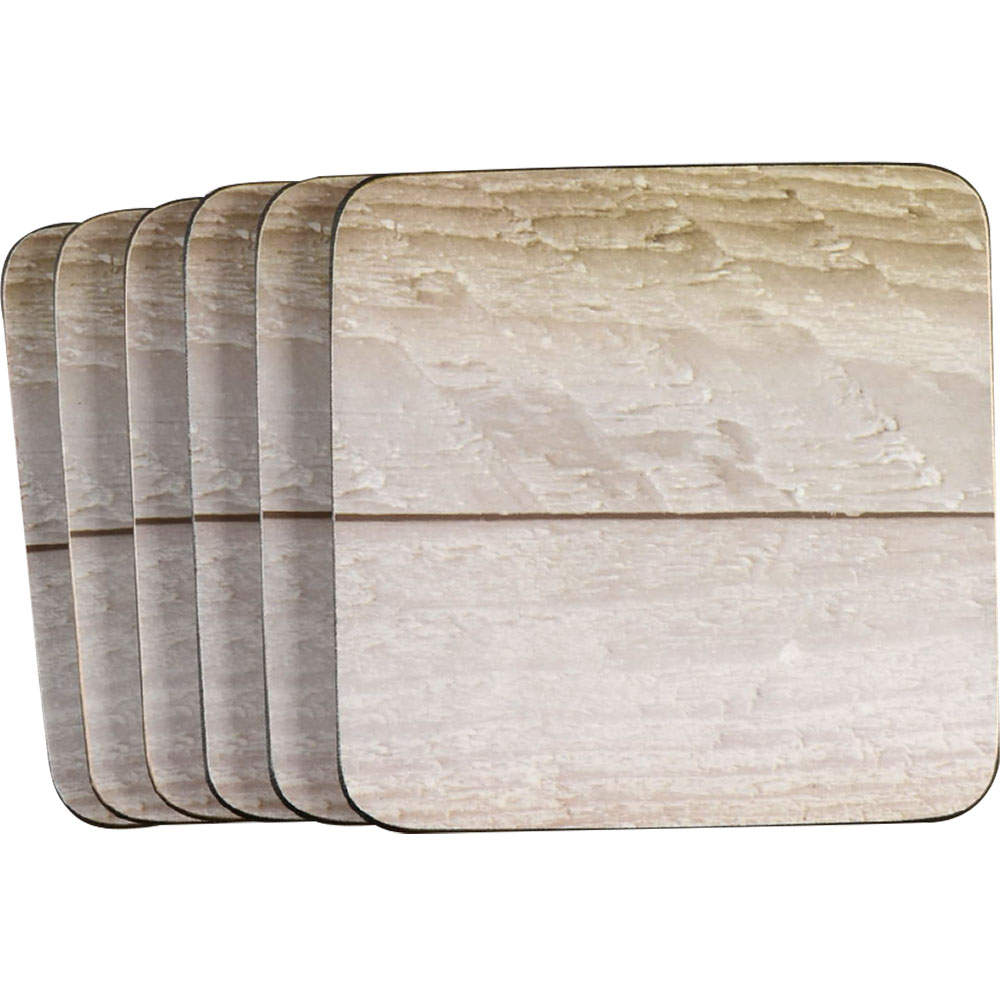 Coasters Square Corkback Coaster - Set of 6 by Pimpernel International-1