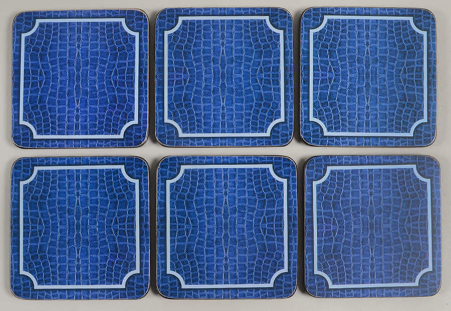 Coasters Square Corkback Coaster - Set of 6 by Pimpernel International-1